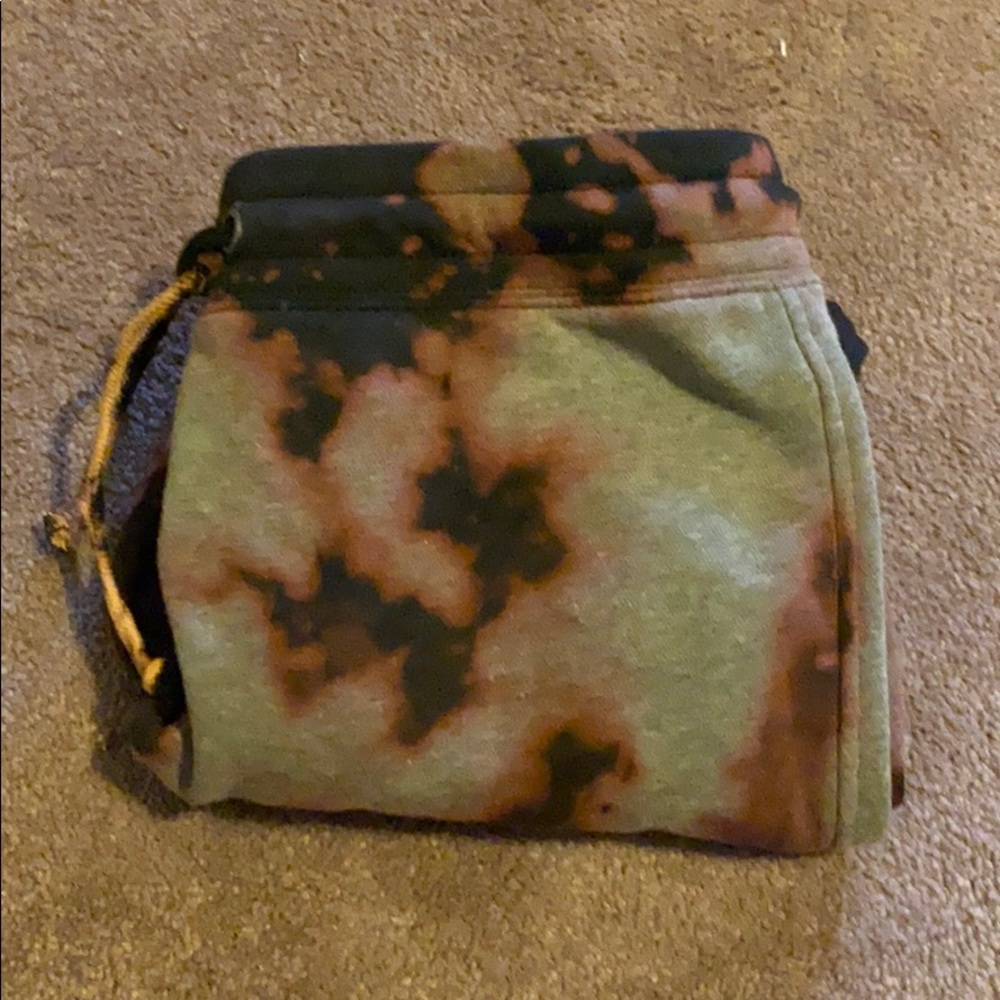 Bleach dye sweatpants
